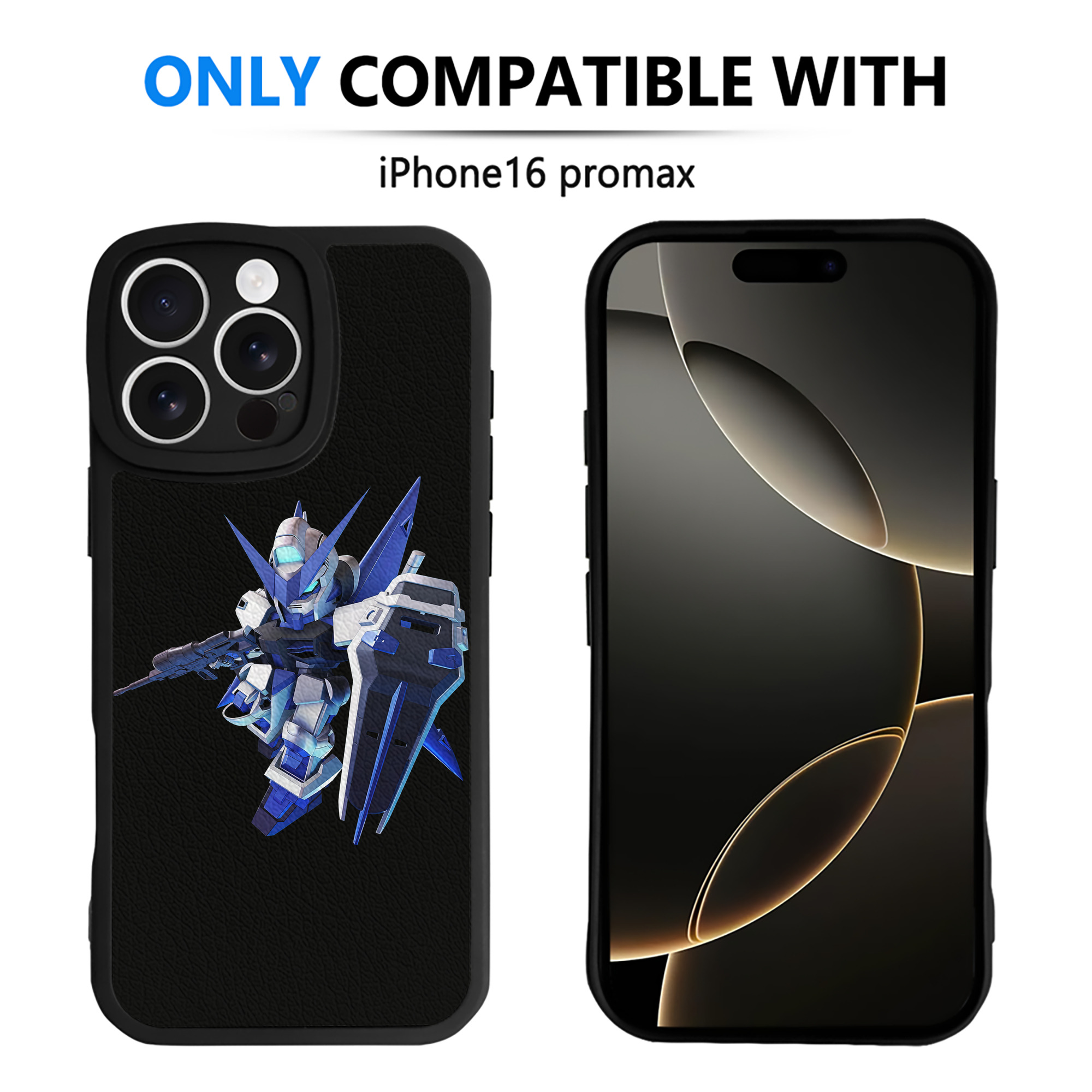 （画像用） 機動戦士ガンダム Mobile Suit Gundam 【iPhone 16シリーズ対応】シリコンスマホケース（レザー調） 材質：シリコン